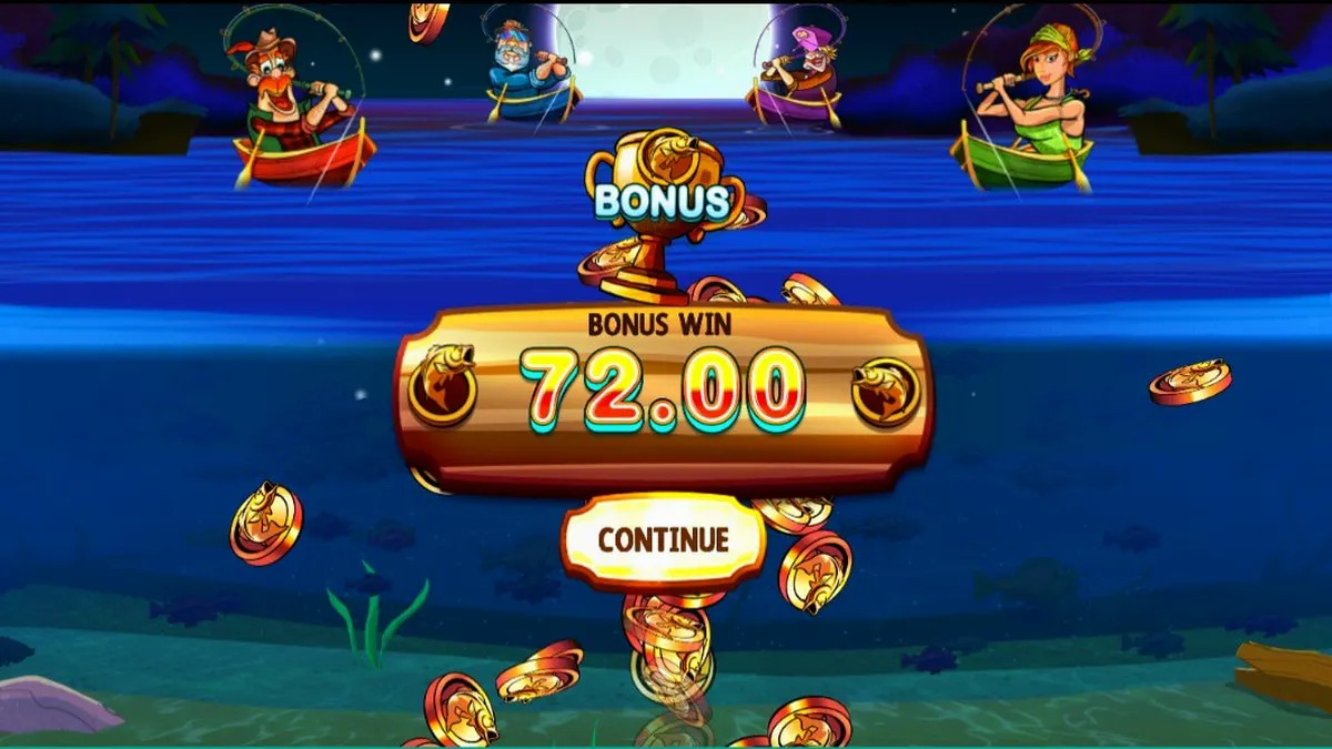 Tampilan antarmuka seluler slot All About the Bass 2: Froggy Style dengan latar belakang rawa yang misterius.